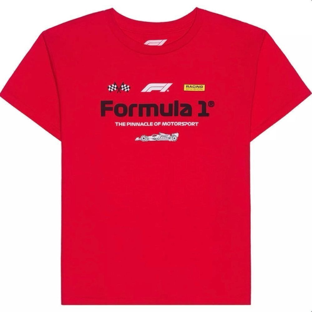 Boy’s Formula One Red Graphic Short Sleeve T-Shirt